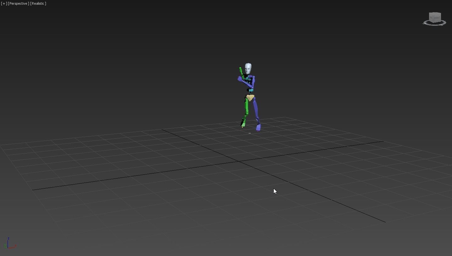 Running 4 person 3D model_4