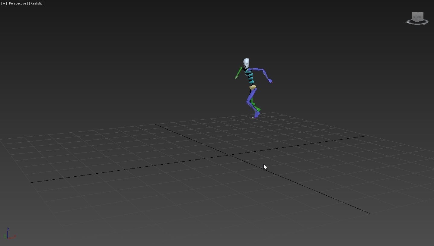 Running 4 person 3D model_3