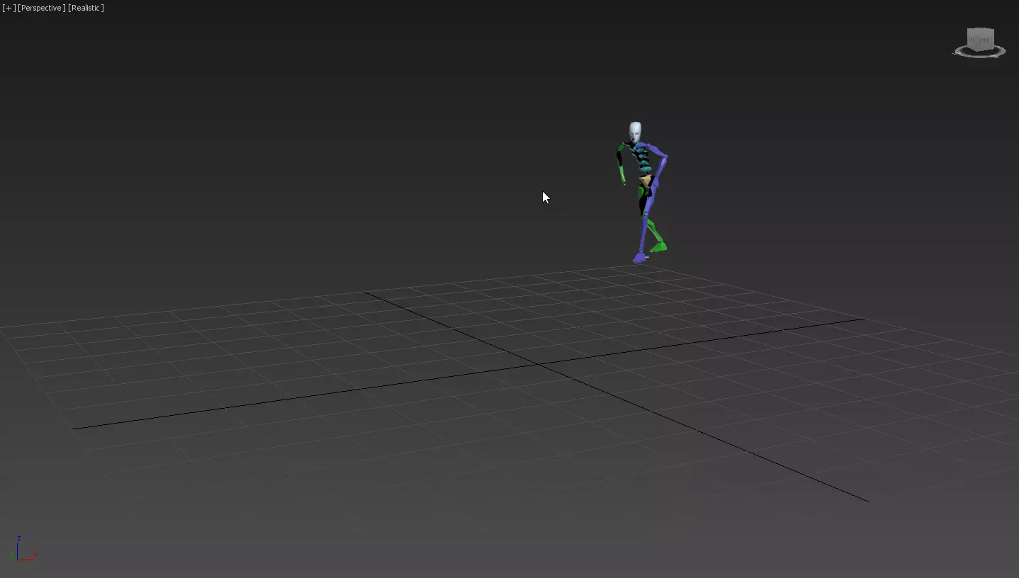 Running 4 person 3D model_0