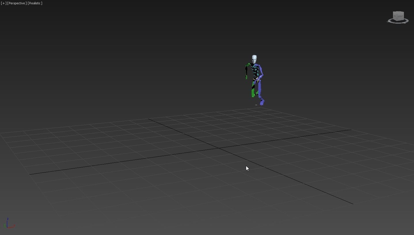 Running 4 person 3D model_2