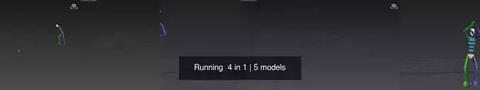 Running  4 in 1 3D Model Collection