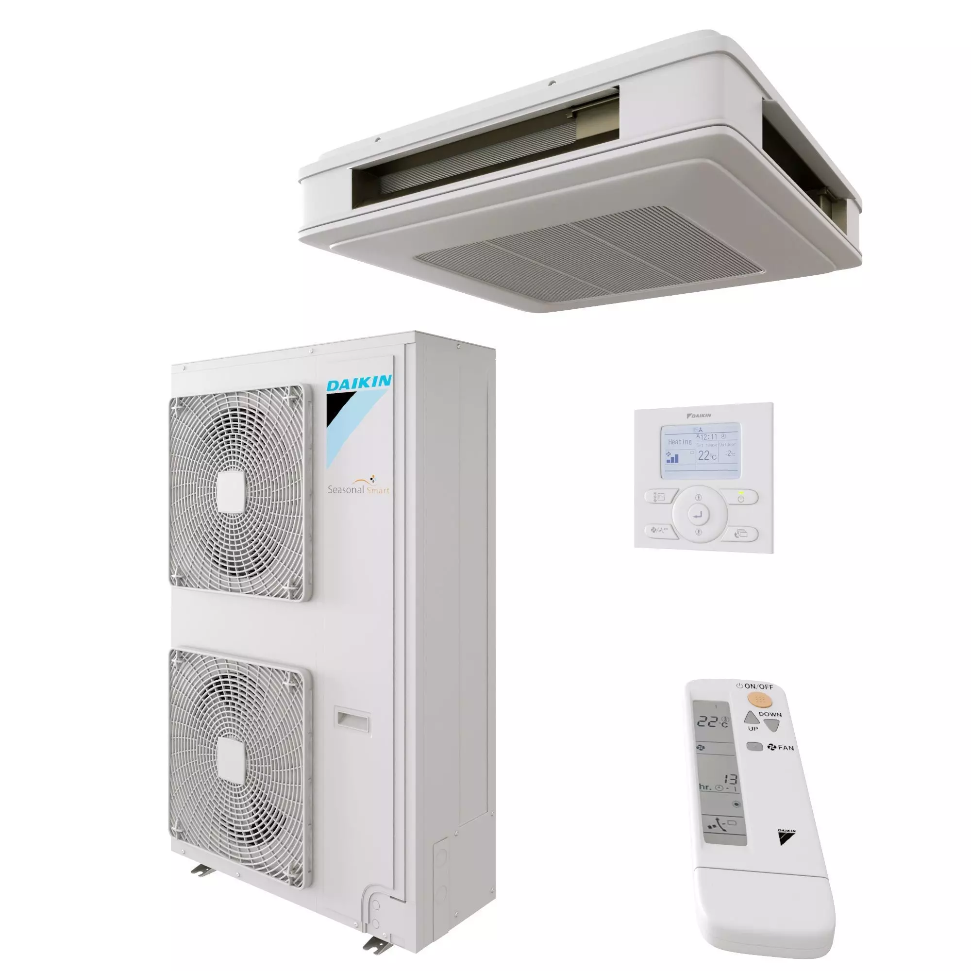 Daikin FUQ125C RZQG125L8V set 3D model