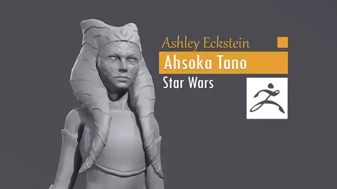 Ashley Eckstein -  Ahsoka Tano - Star Wars 3D print model