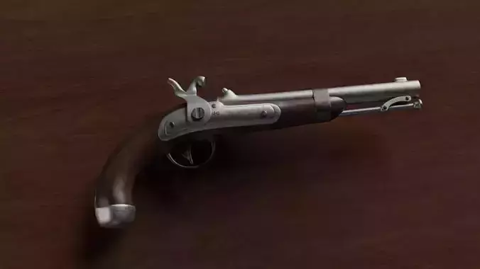 US Model 1842 percussion pistol