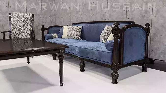 Classic Sofa with chair