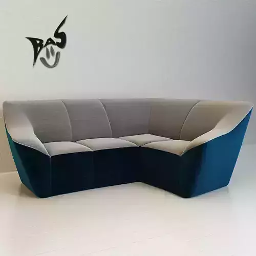 L SOFA sectional with fabric