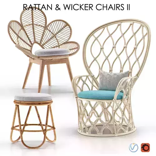 RATTAN and WICKER Chairs Collection II