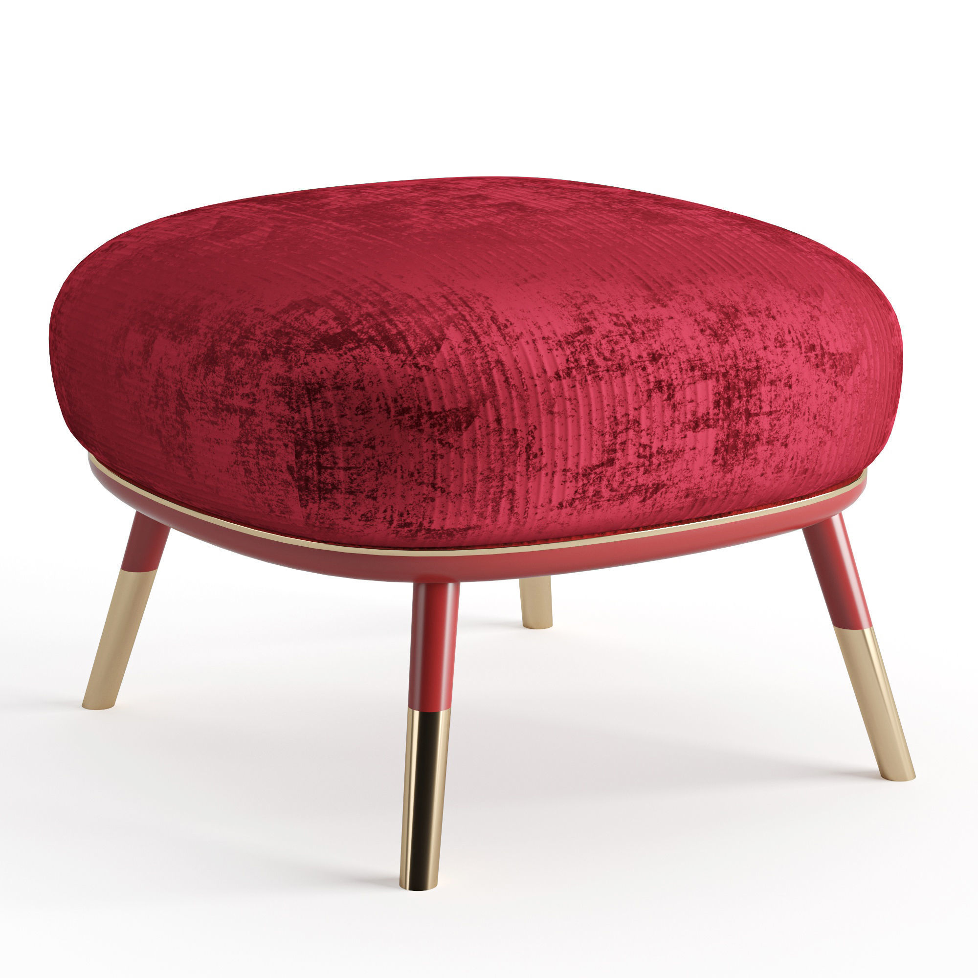 Low Stool Sabrina 3D model_1