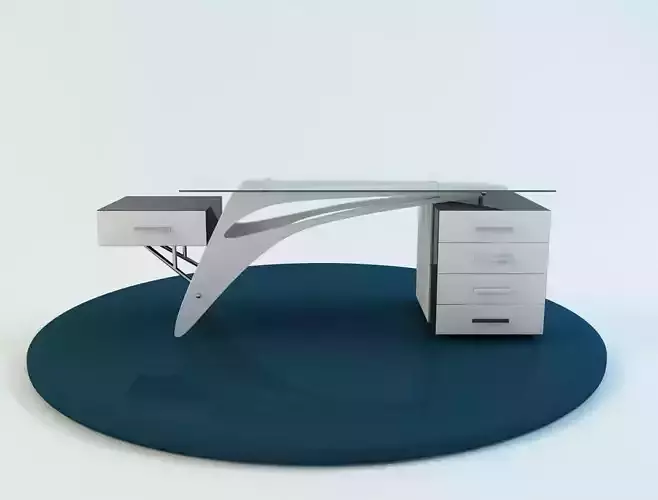 Office Desk 3D model | CGTrader