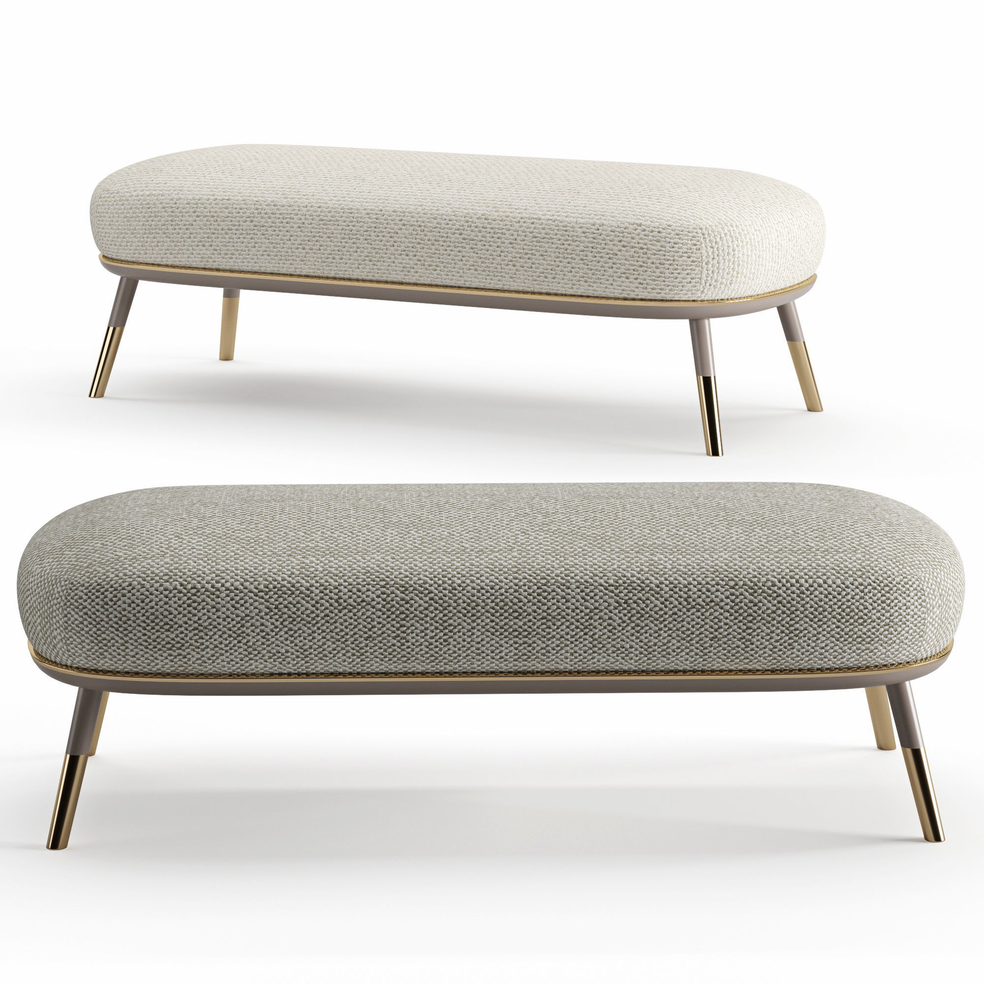 Bench Sabrina 3D model_1