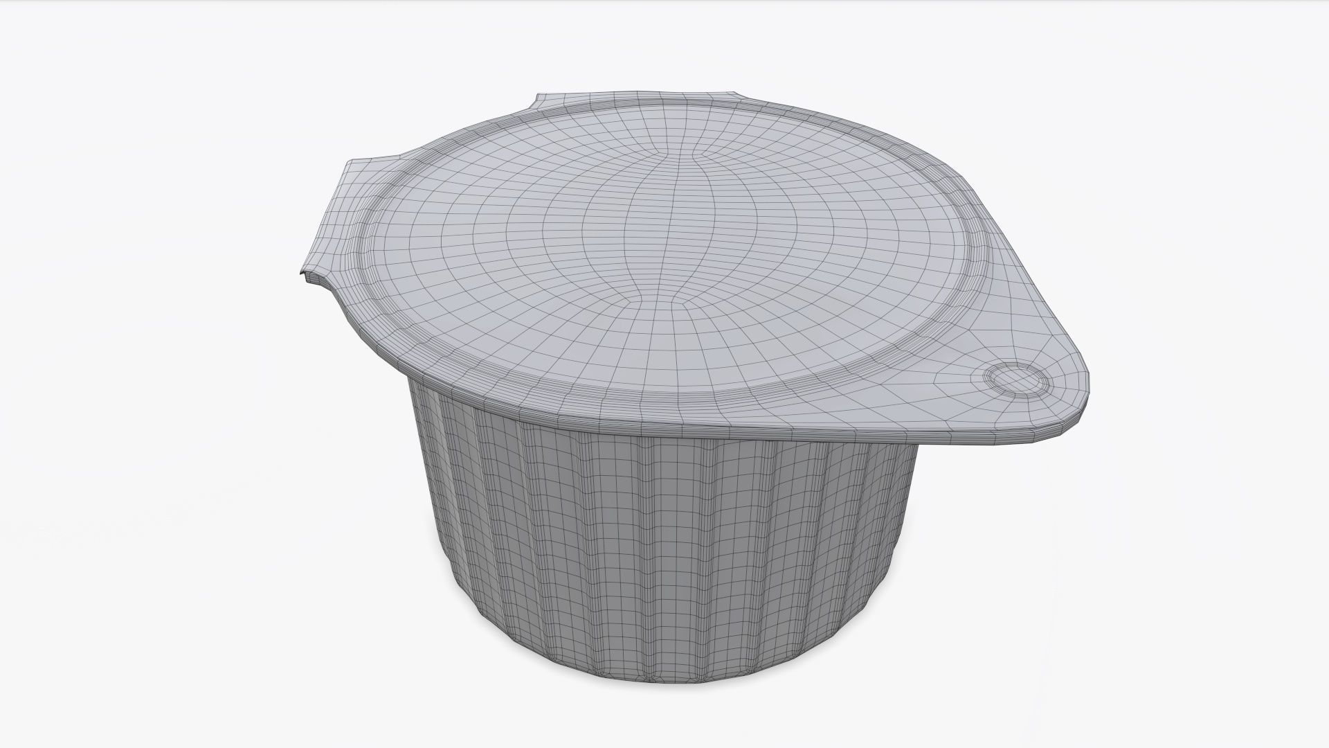 Coffee creme jar sealed mock-up 3D model_5