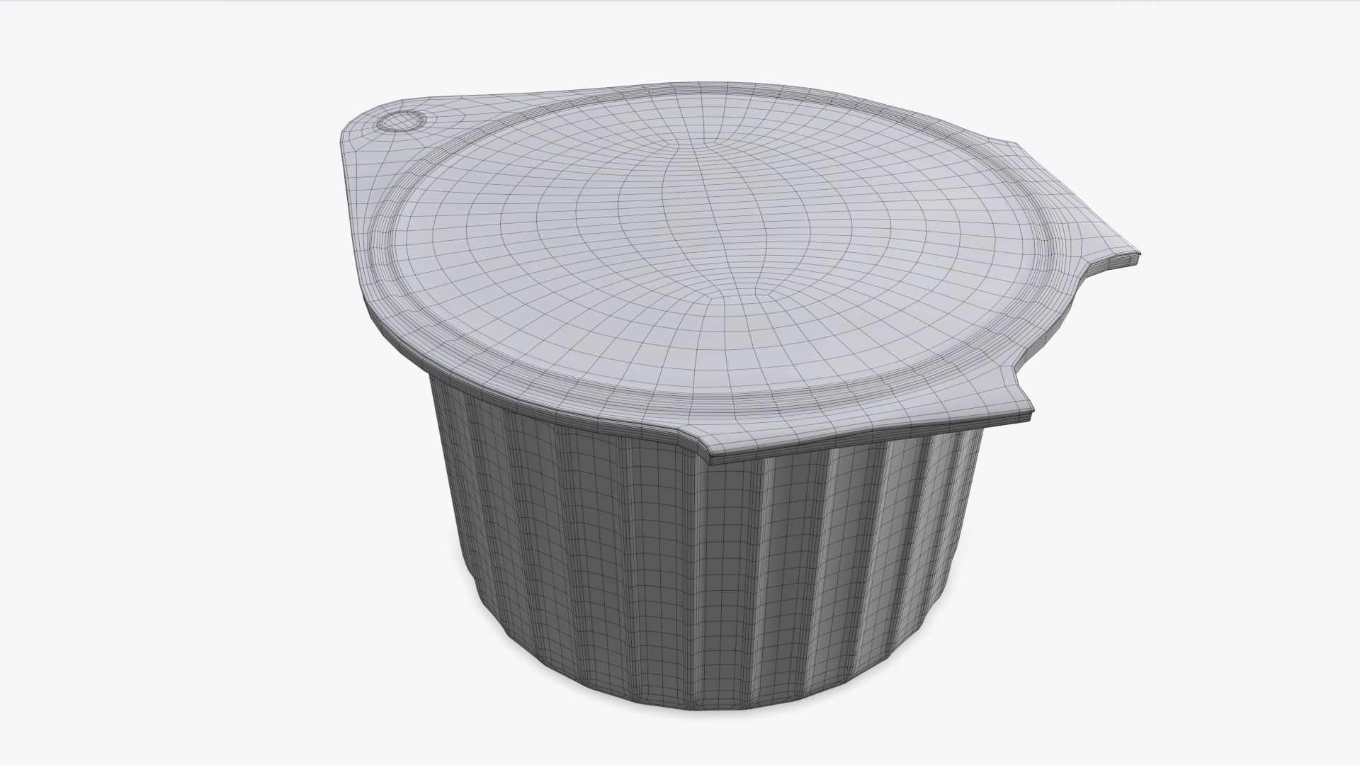 Coffee creme jar sealed mock-up 3D model_8