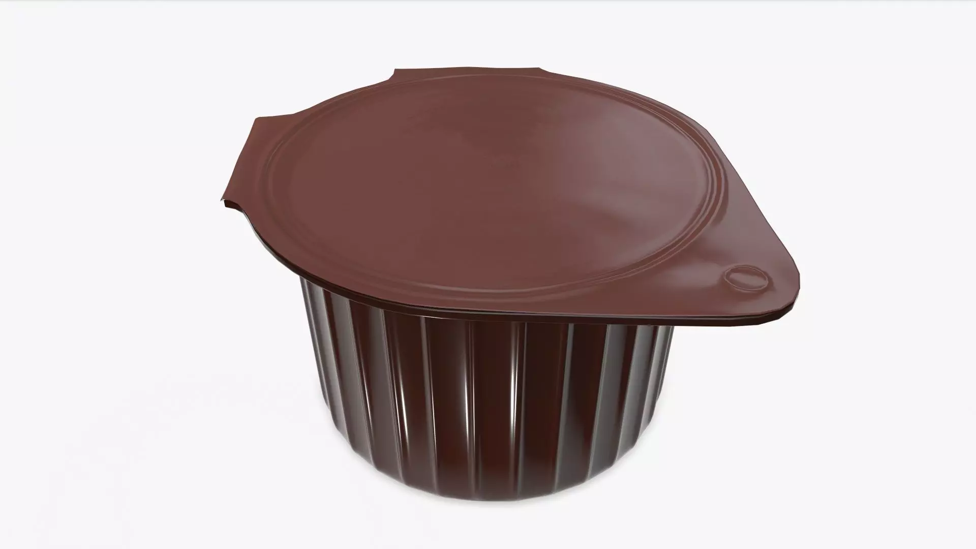 Coffee creme jar sealed mock-up 3D model_0