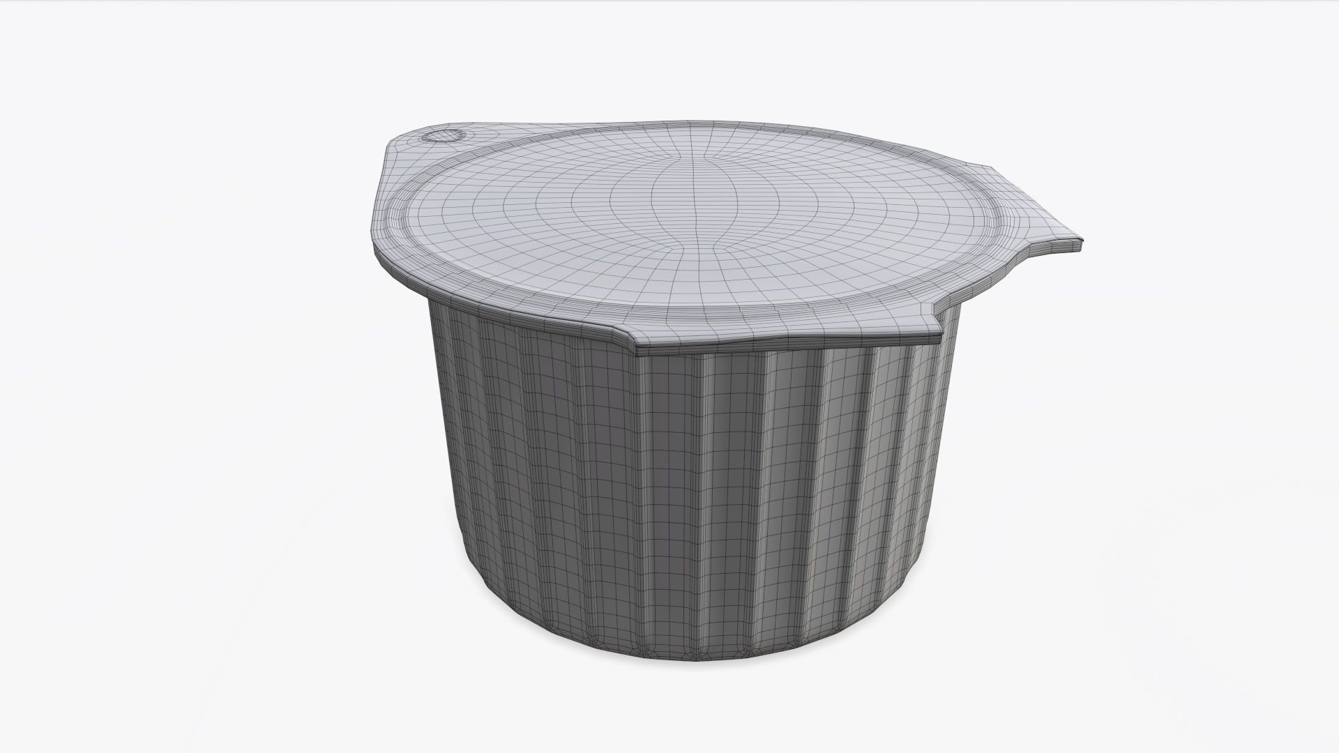 Coffee creme jar sealed mock-up 3D model_7