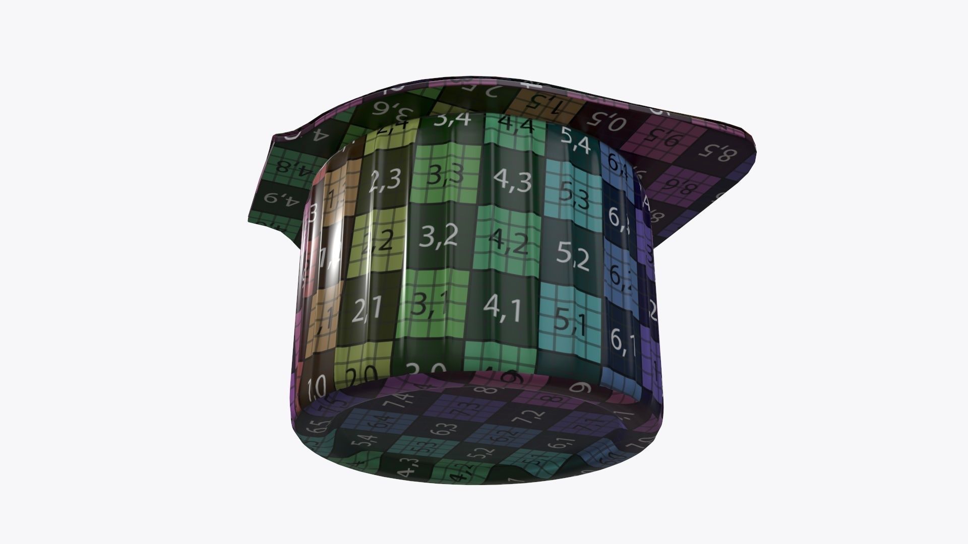 Coffee creme jar sealed mock-up 3D model_14