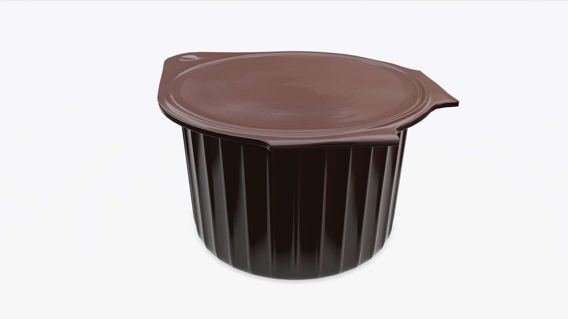 Coffee creme jar sealed mock-up 3D model_2