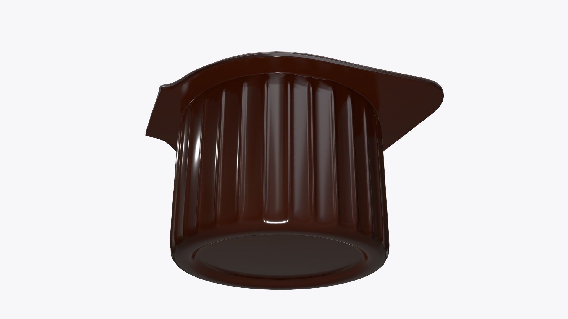 Coffee creme jar sealed mock-up 3D model_4