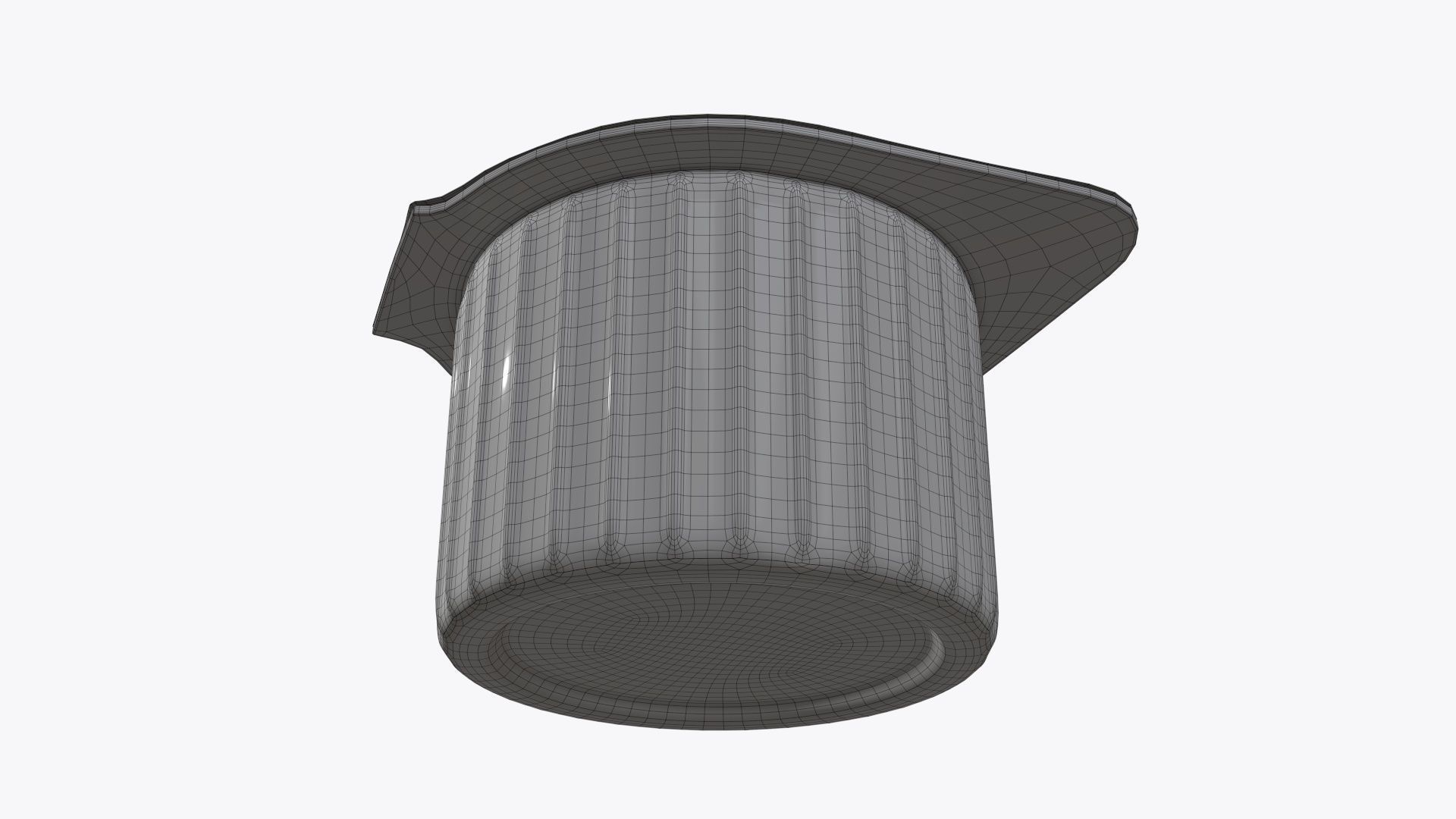 Coffee creme jar sealed mock-up 3D model_9