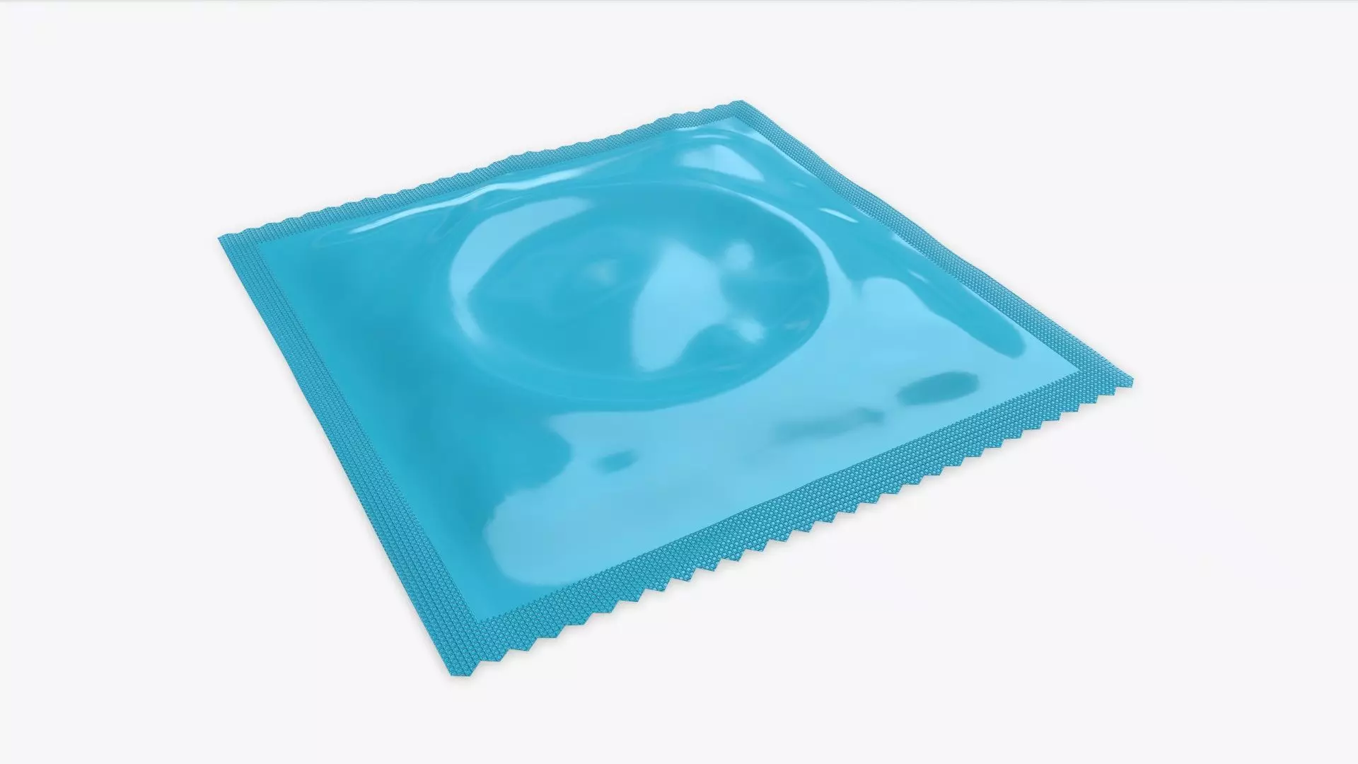 Condom package 3D model