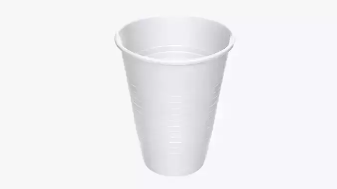 Plastic cup tableware