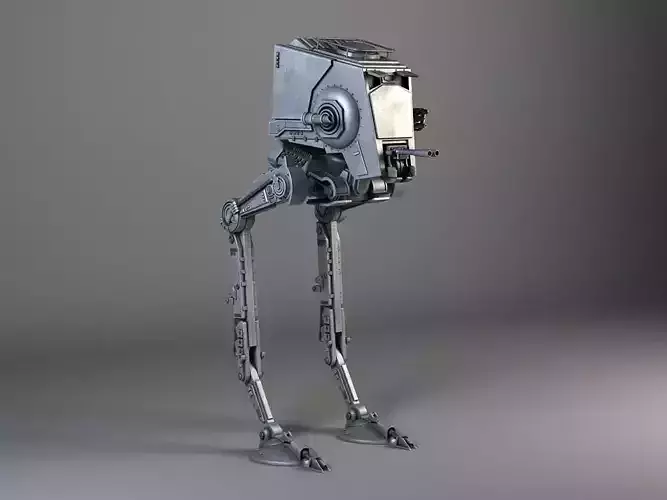 Star Wars AT-ST rigged for Maya