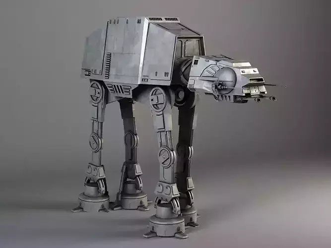 Star Wars AT-AT Walker rigged for Maya