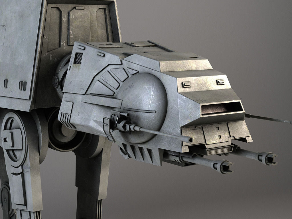 Star Wars AT-AT Walker rigged for Maya 3D model rigged | CGTrader