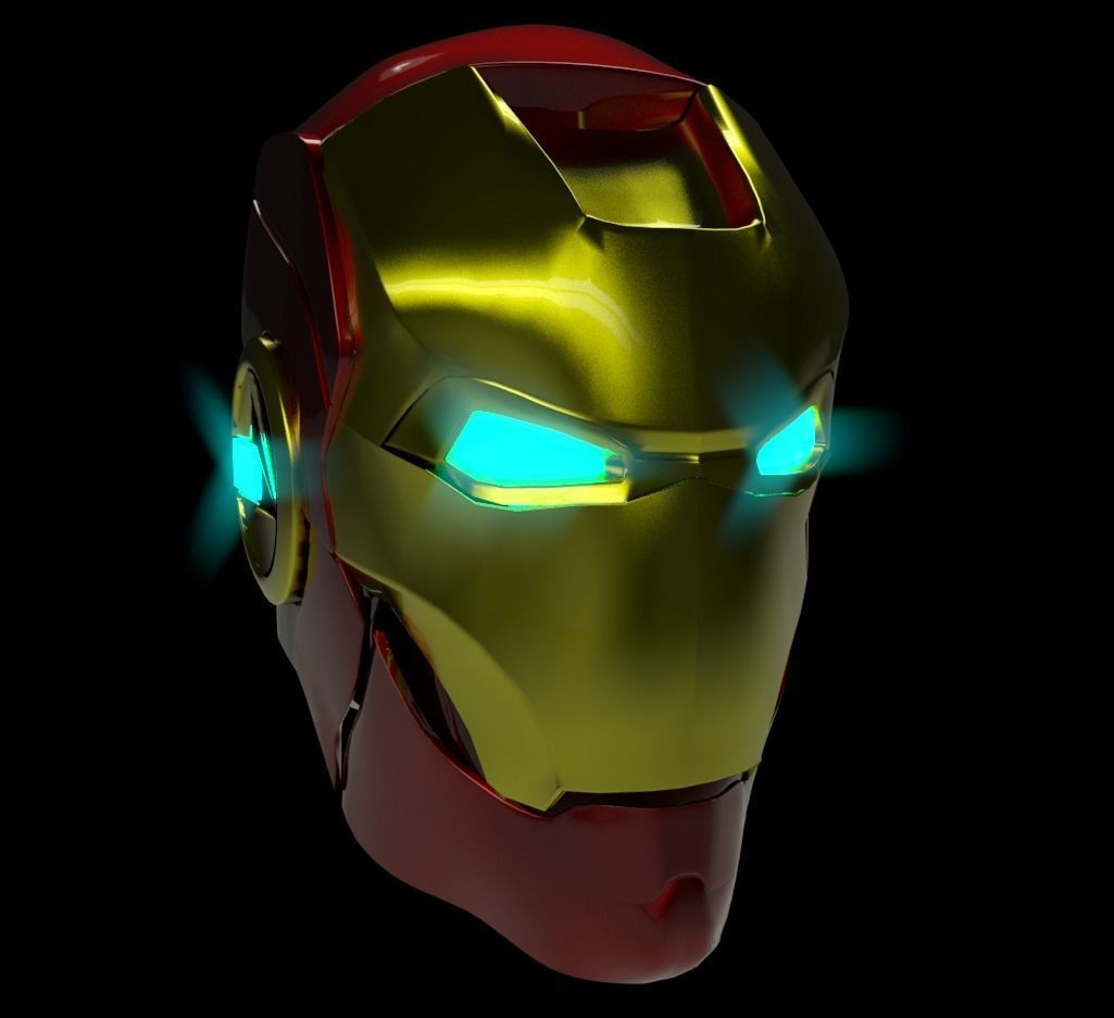 Ironman Helmet 3D model_2