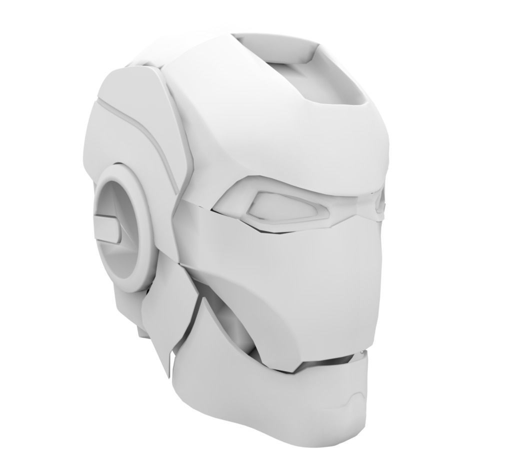 Ironman Helmet 3D model_3