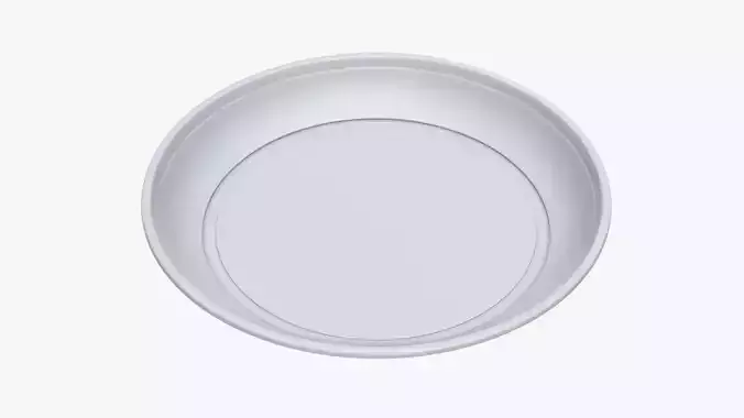 Plastic plate tableware