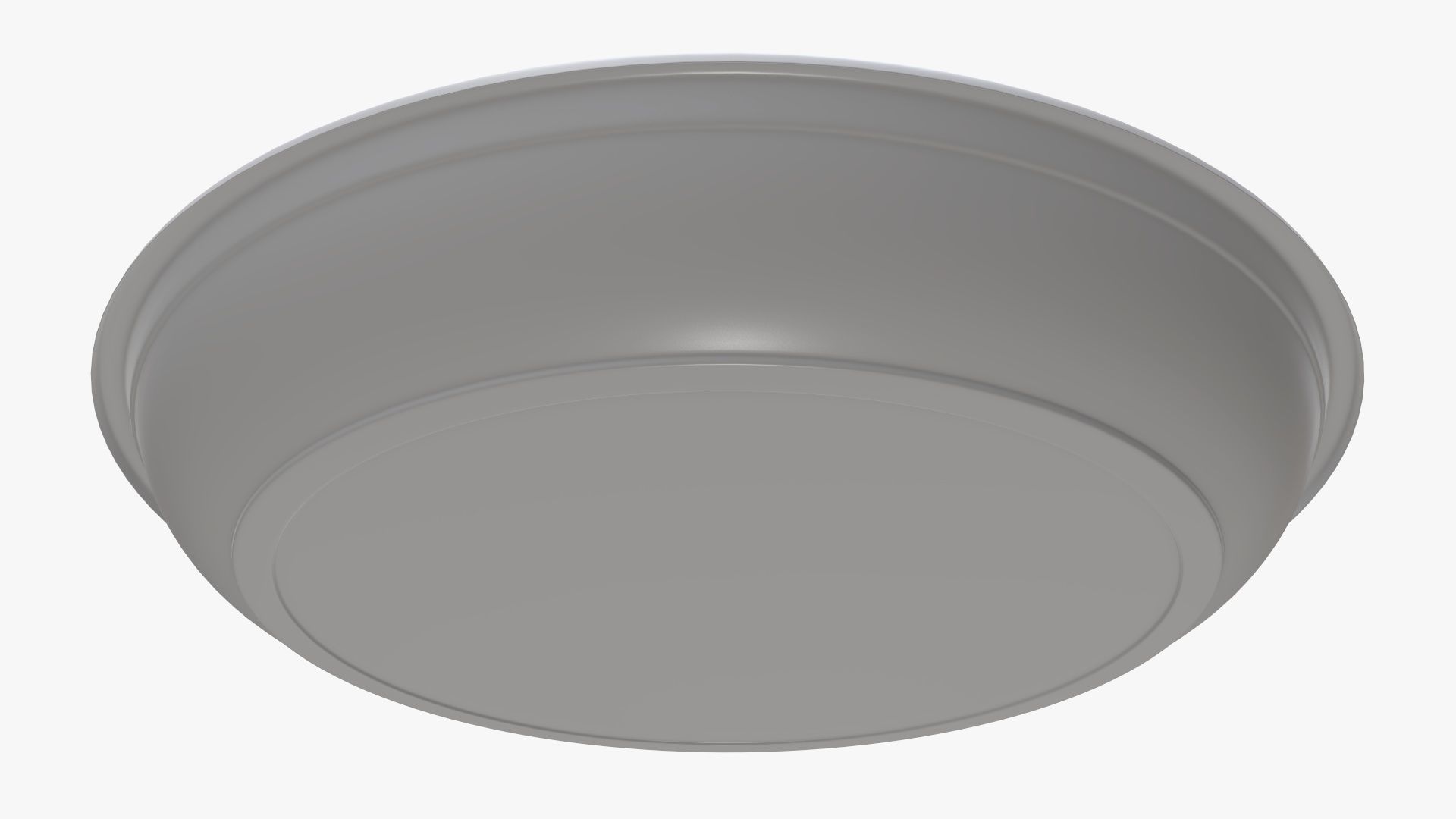 Plastic plate tableware 3D model_2