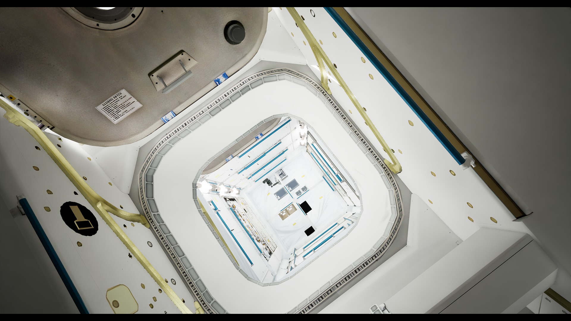 International Space Station Low-poly 3D model_45