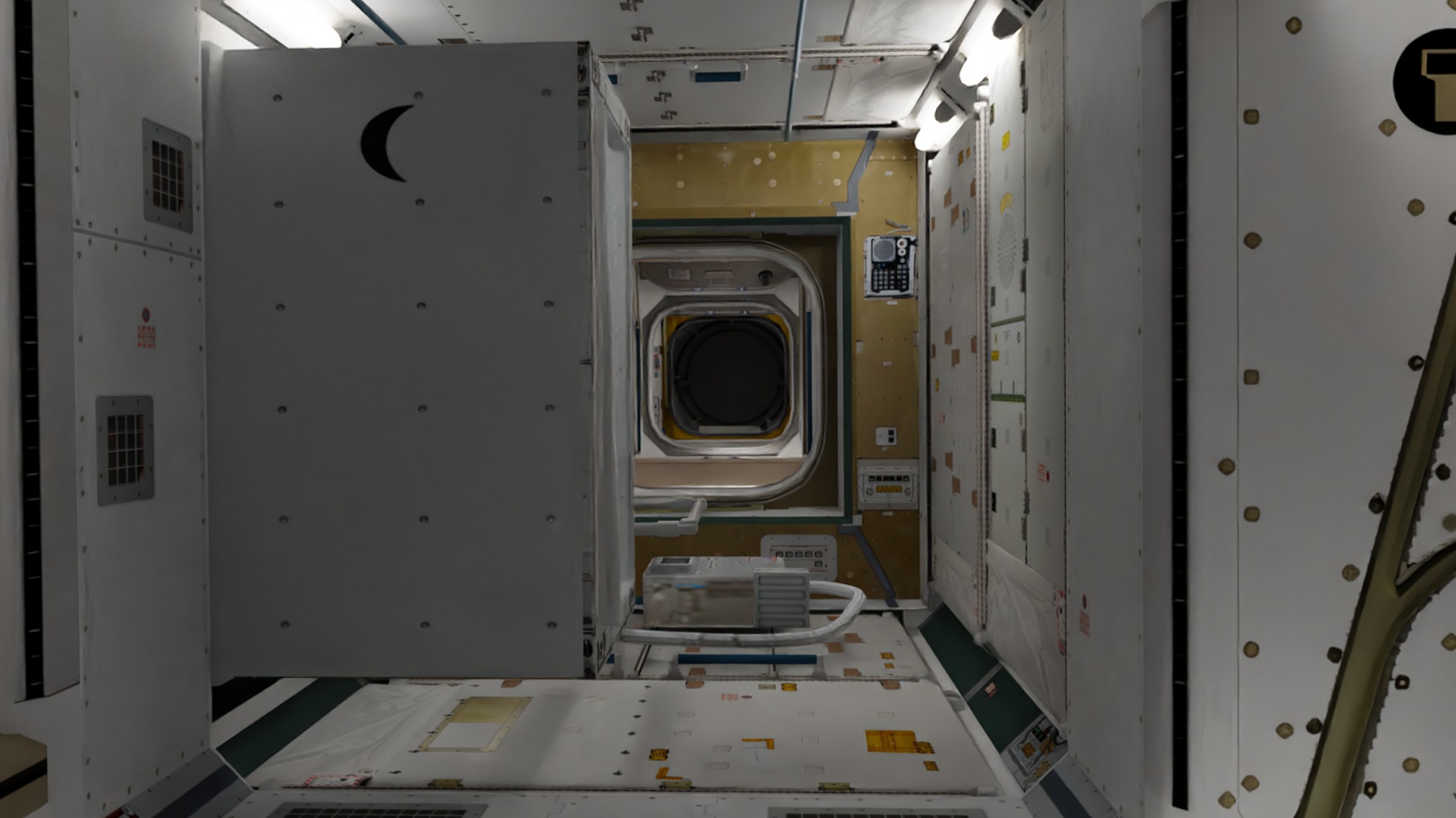 International Space Station Low-poly 3D model_28