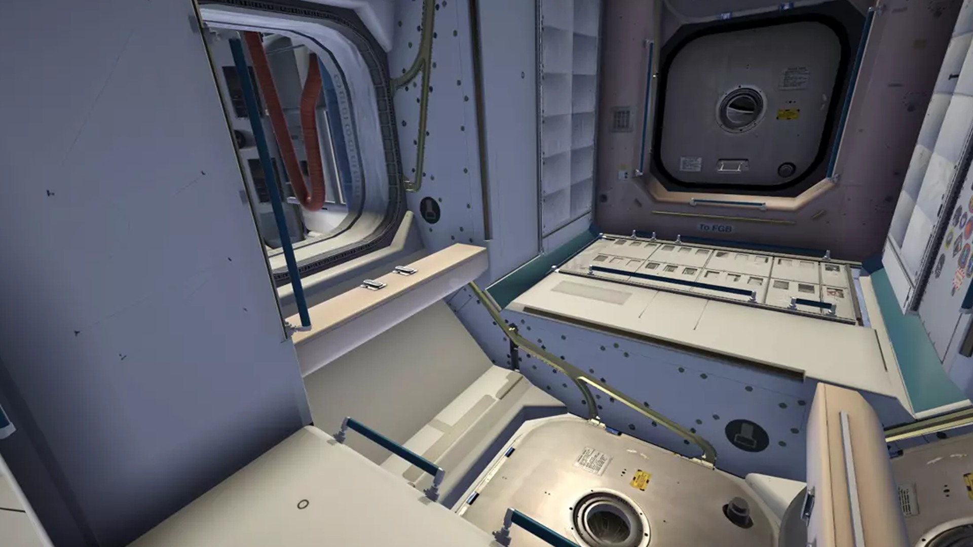 International Space Station Low-poly 3D model_34