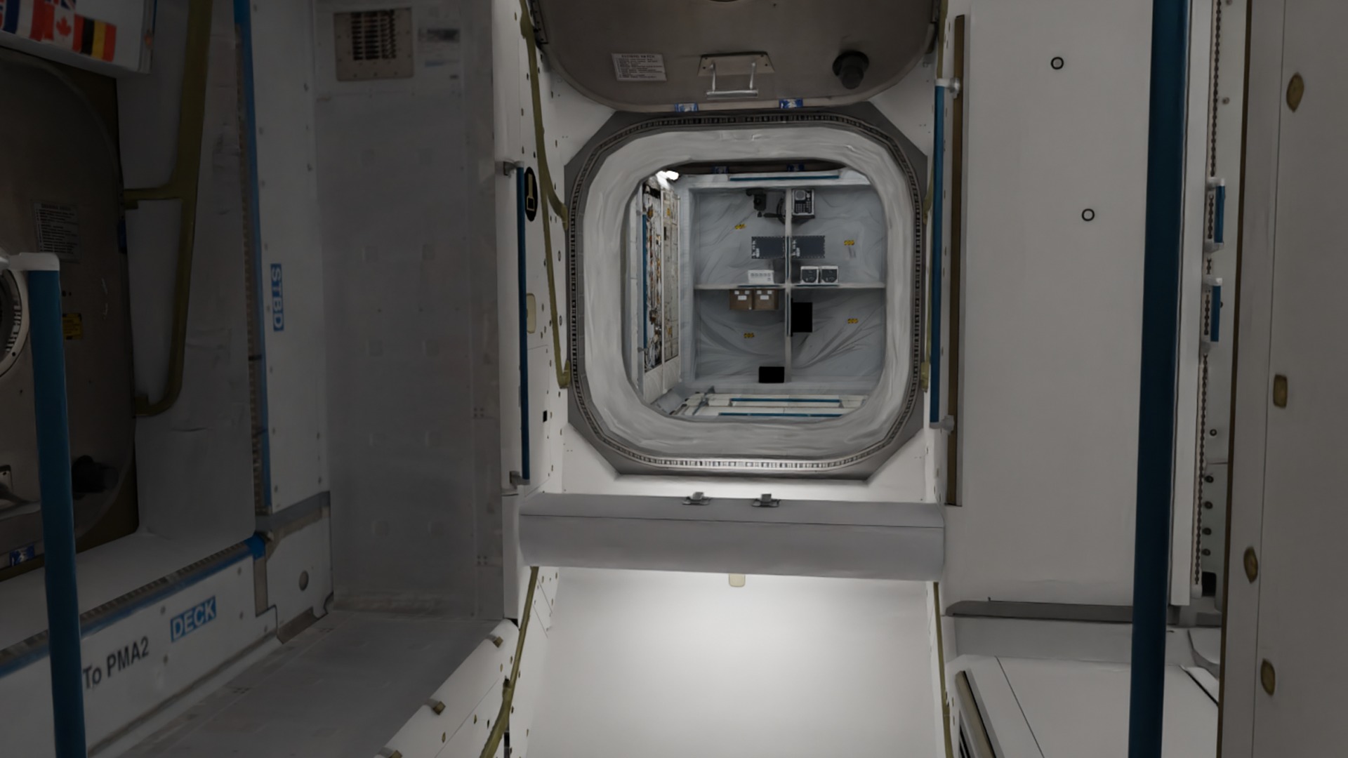 International Space Station Low-poly 3D model_33