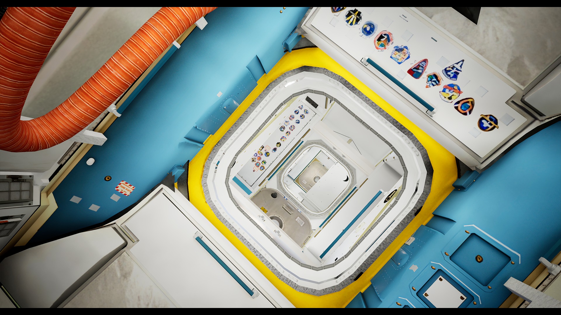 International Space Station Low-poly 3D model_19