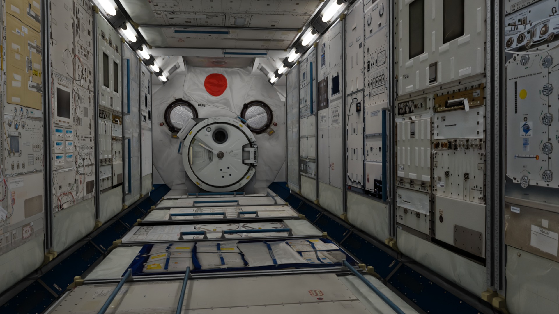 International Space Station Low-poly 3D model_32