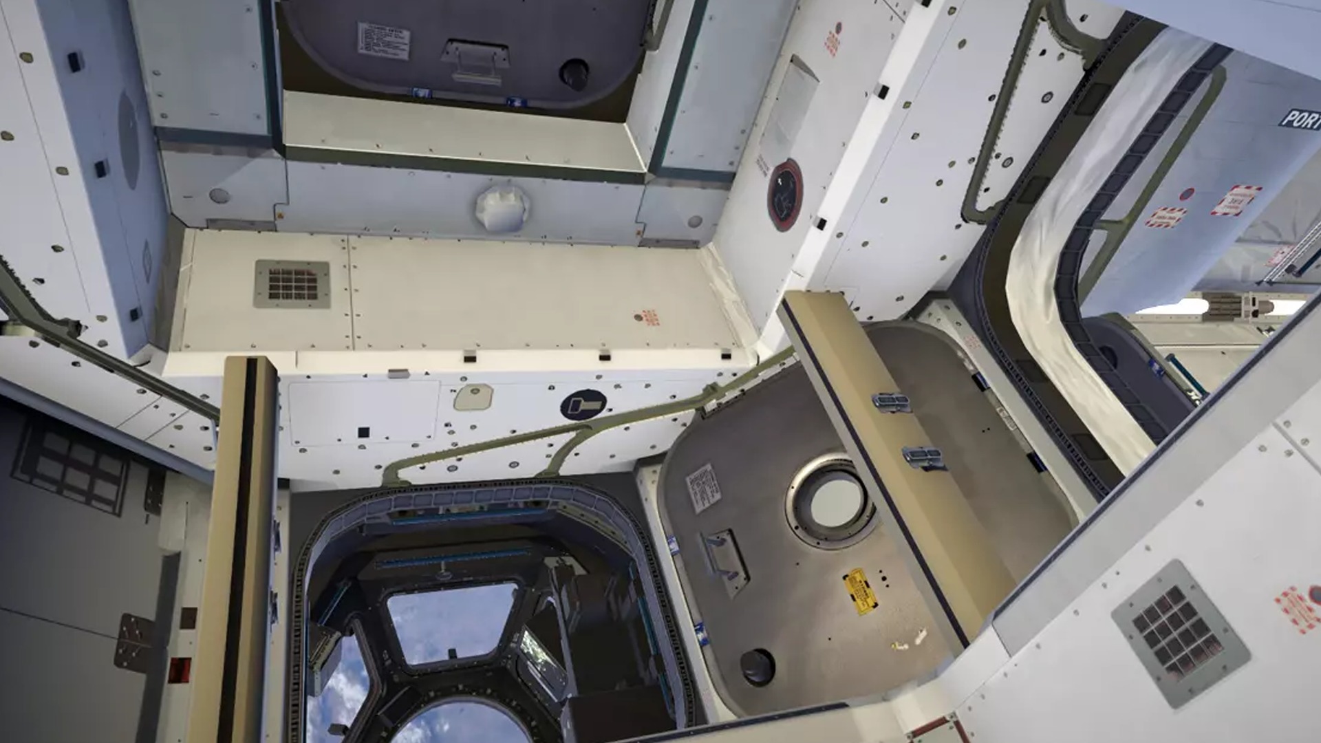 International Space Station Low-poly 3D model_38