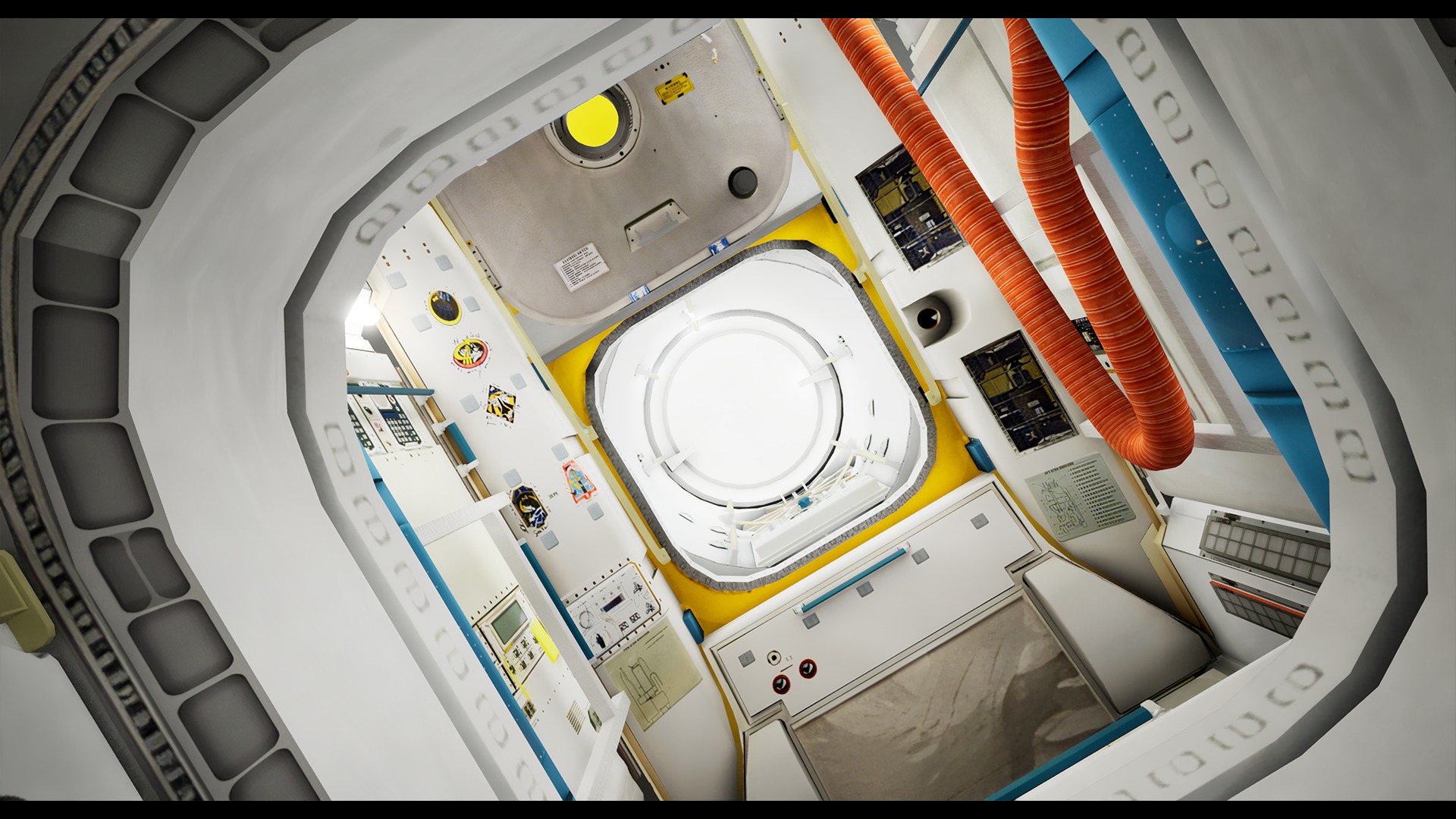 International Space Station Low-poly 3D model_17