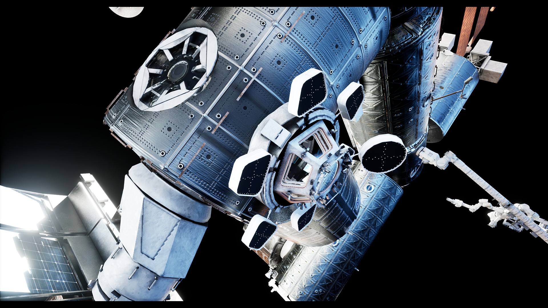 International Space Station Low-poly 3D model_10