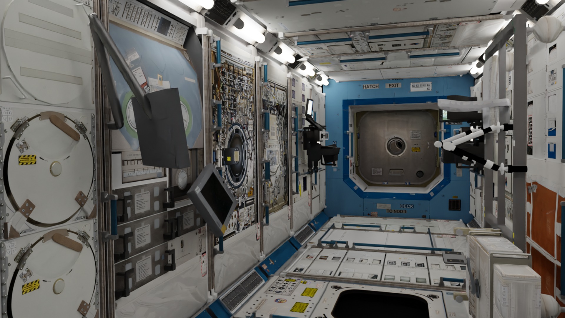 International Space Station Low-poly 3D model_21