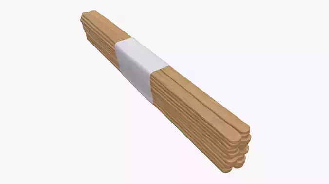 Wooden coffee sticks set