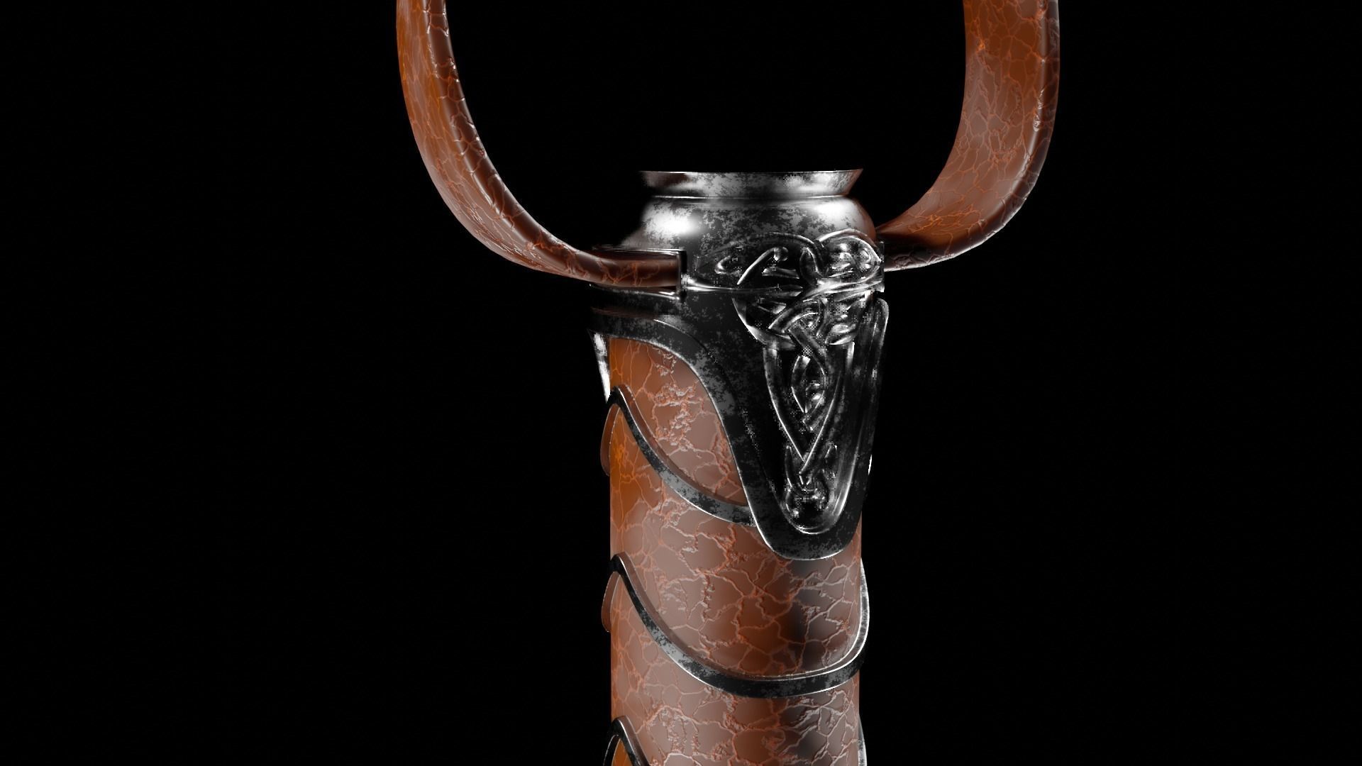 Mjolnir Thor Hammer 3D model_2