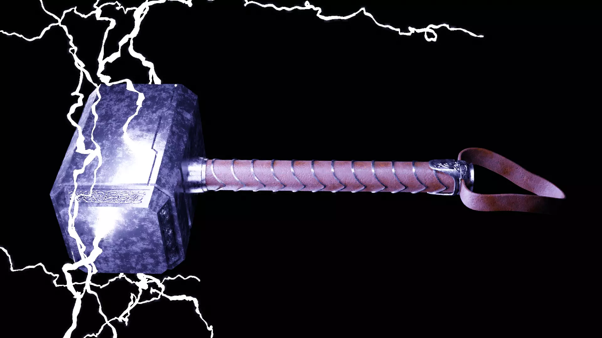 Mjolnir Thor Hammer 3D model_0