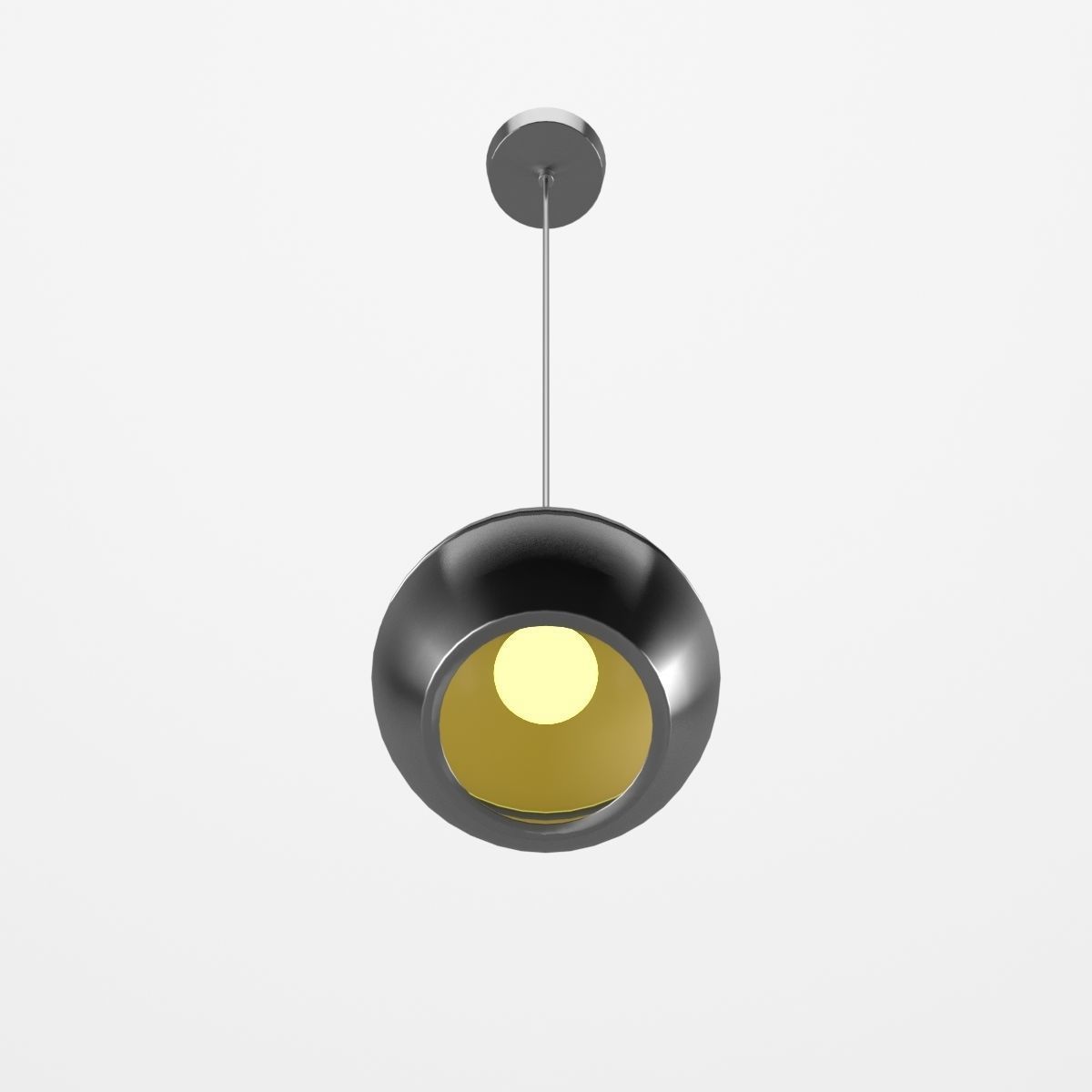 Volo 1-Light Sphere Pendant by Lucide 3D model_3