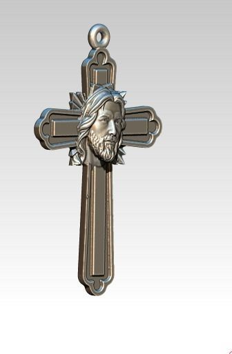 Jesus Cross Crucifix 3D print model_1
