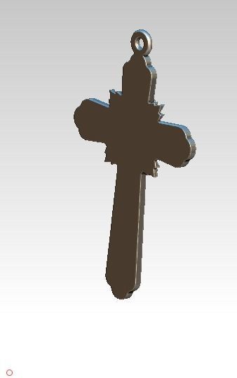 Jesus Cross Crucifix 3D print model_3