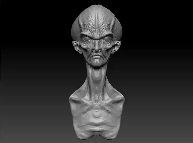 Alien bust