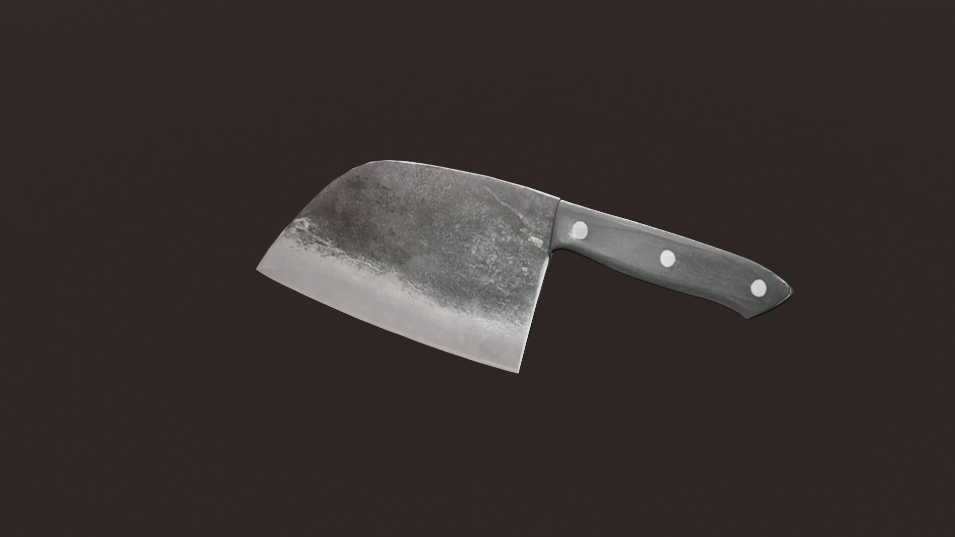 Butcher Knife PBR Low-poly 3D model_3