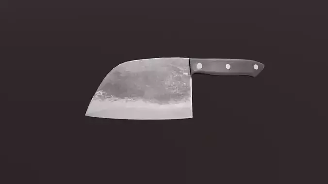 Butcher Knife PBR Low-poly 3D model